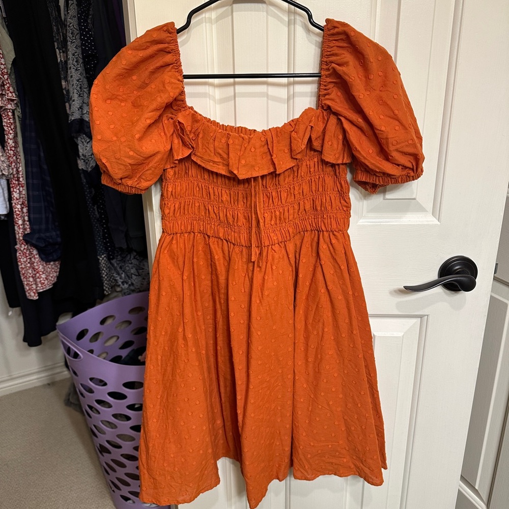 Adorable smocked cottage core dress